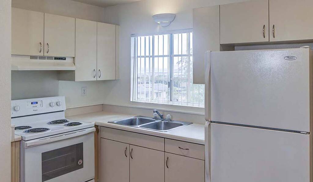 Kitchen close up at VRK with window