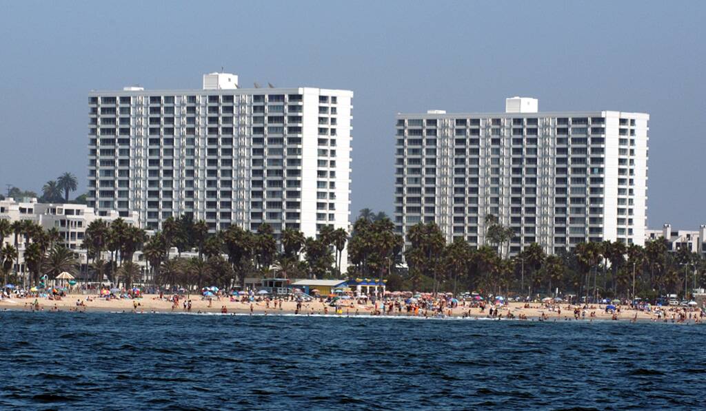 The Shores view from the ocean