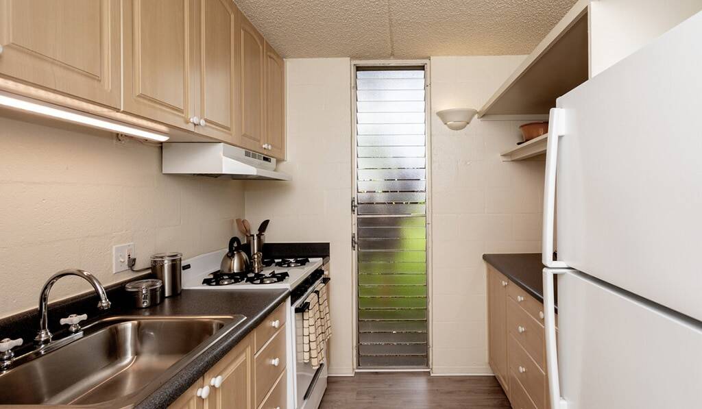 kitchen at Moanalua Hillside Apartments