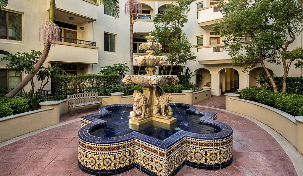 close up of fountain