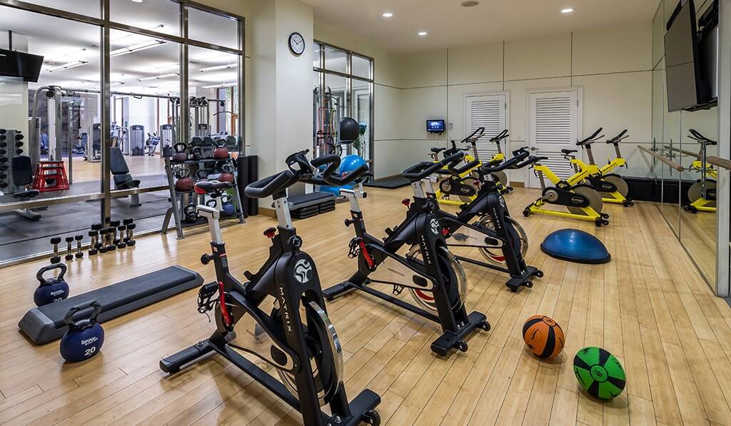 Fitness Center with exercise studio