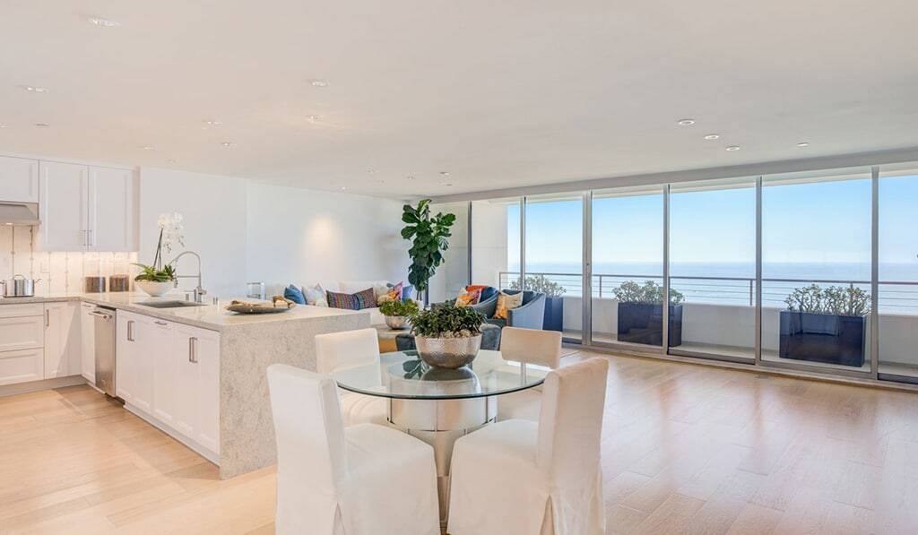 Living room at 1221 Ocean