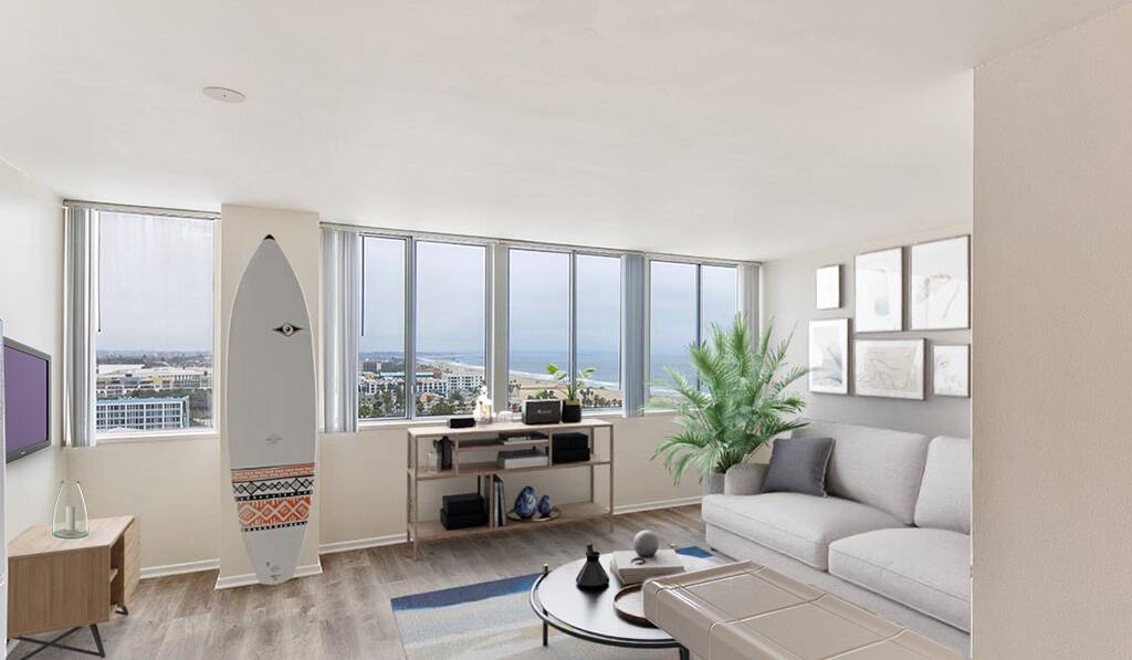 Pacific Plaza studio apartment