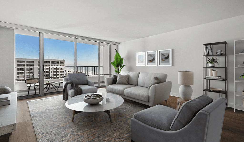 Furnished living room