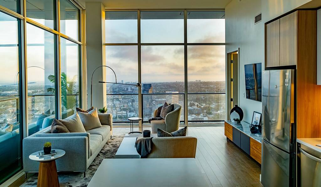 views from the 34th floor