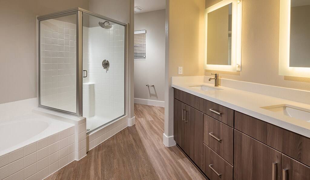 Remodelled primary bathroom