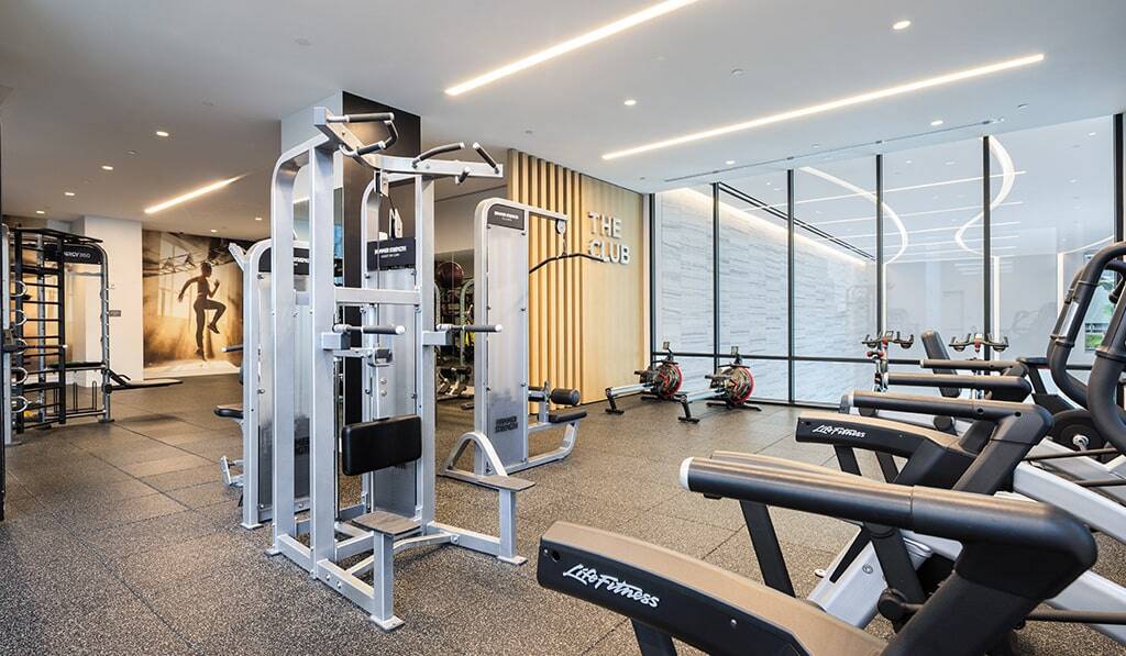 The Club - on-site fitness Center