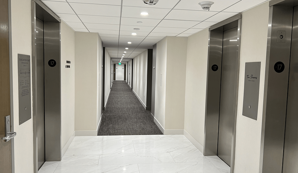Renovated corridors