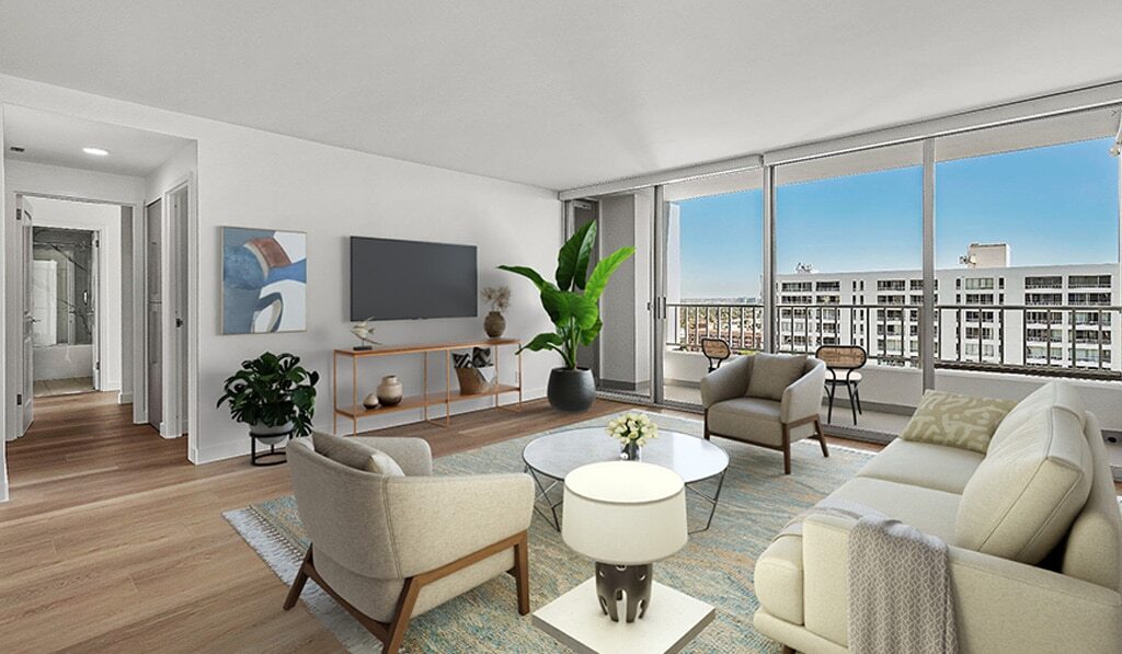 Santa Monica apartment with ocean view