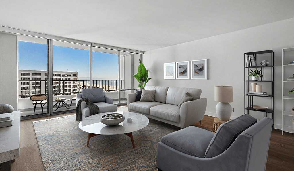 Furnished living room