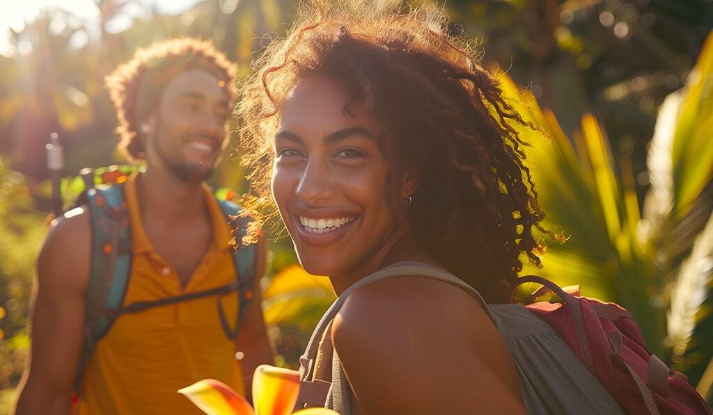 woman hiking in honolulu