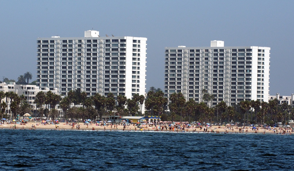 The Shores view from the ocean