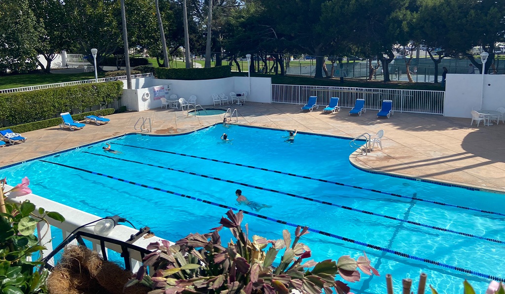 Pool at The Shores Santa Monica apartment