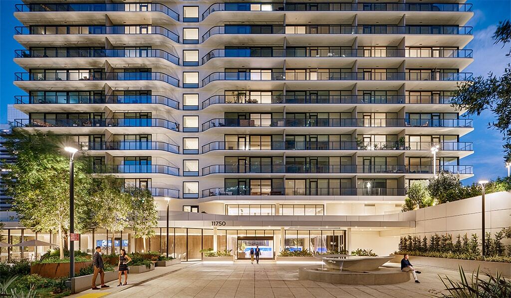 Exterior shot of The Landmark