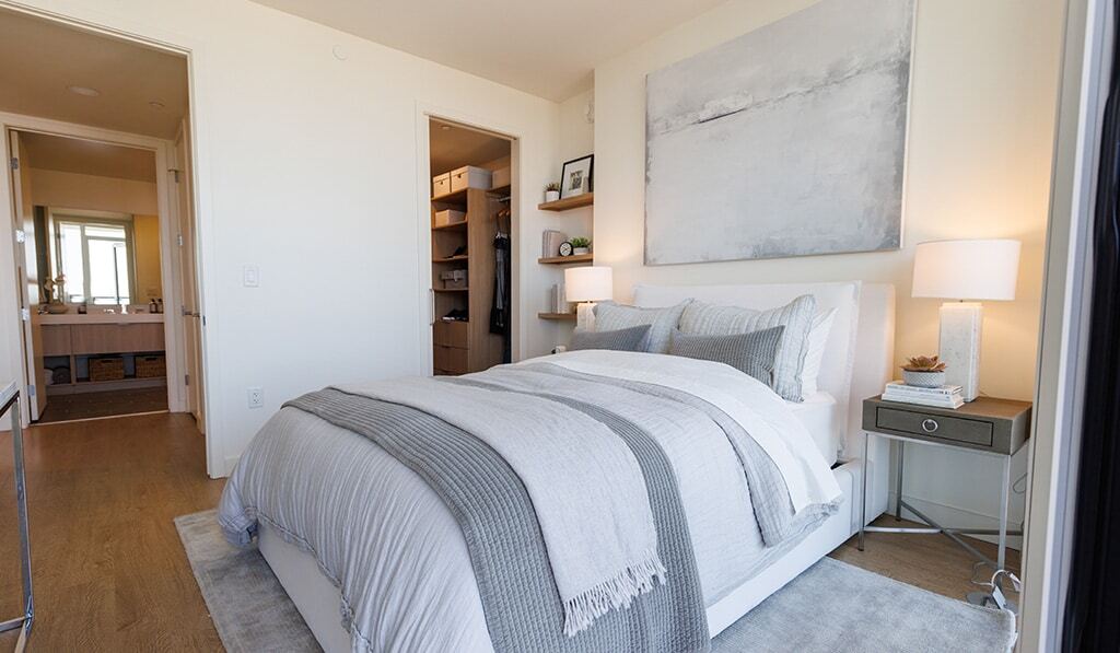 Furnished bedroom