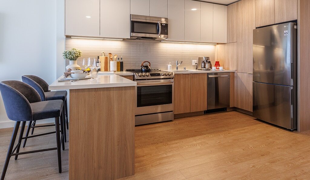 Furnished kitchen