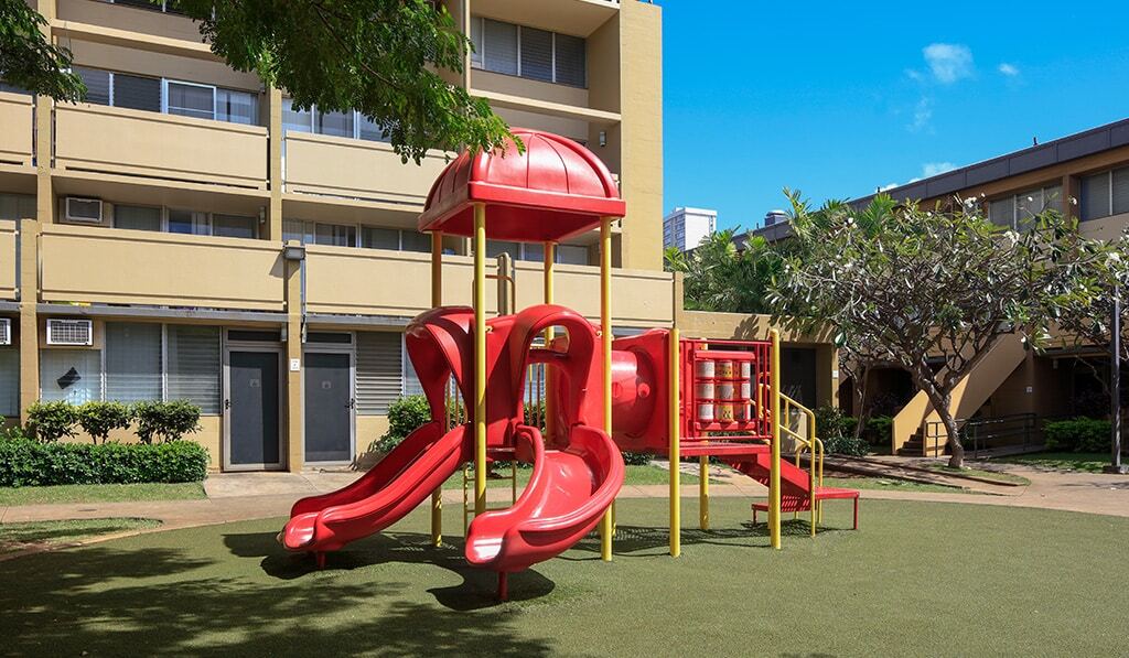 Playground at Waena apartments in Honolulu