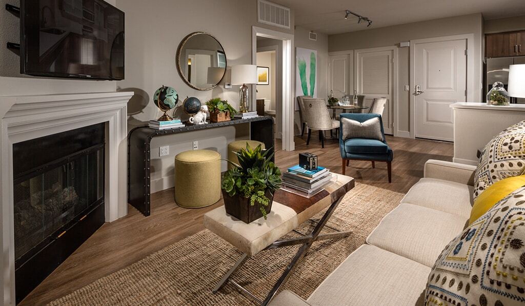 Furnished living room
